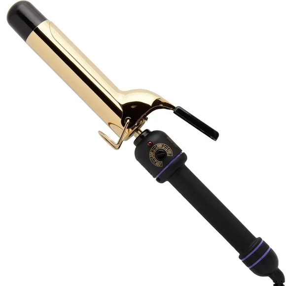 1 1/4 Hot Tools Gold and Black Curling Iron Professional Stylist 04 04 2…